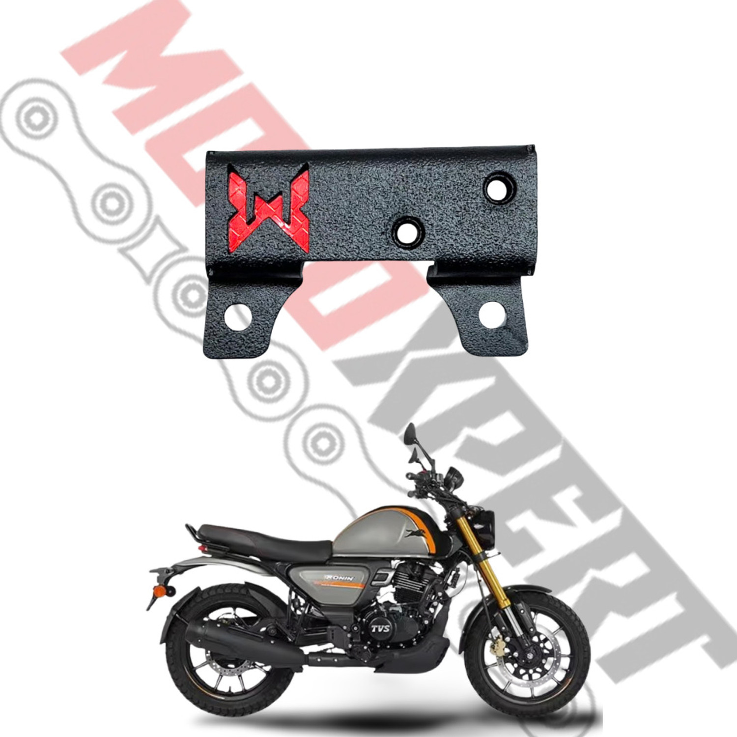 Image of MotoXpert Ronin 225 Meter Console Center Mounting Clamp Handlebar Hand Guard