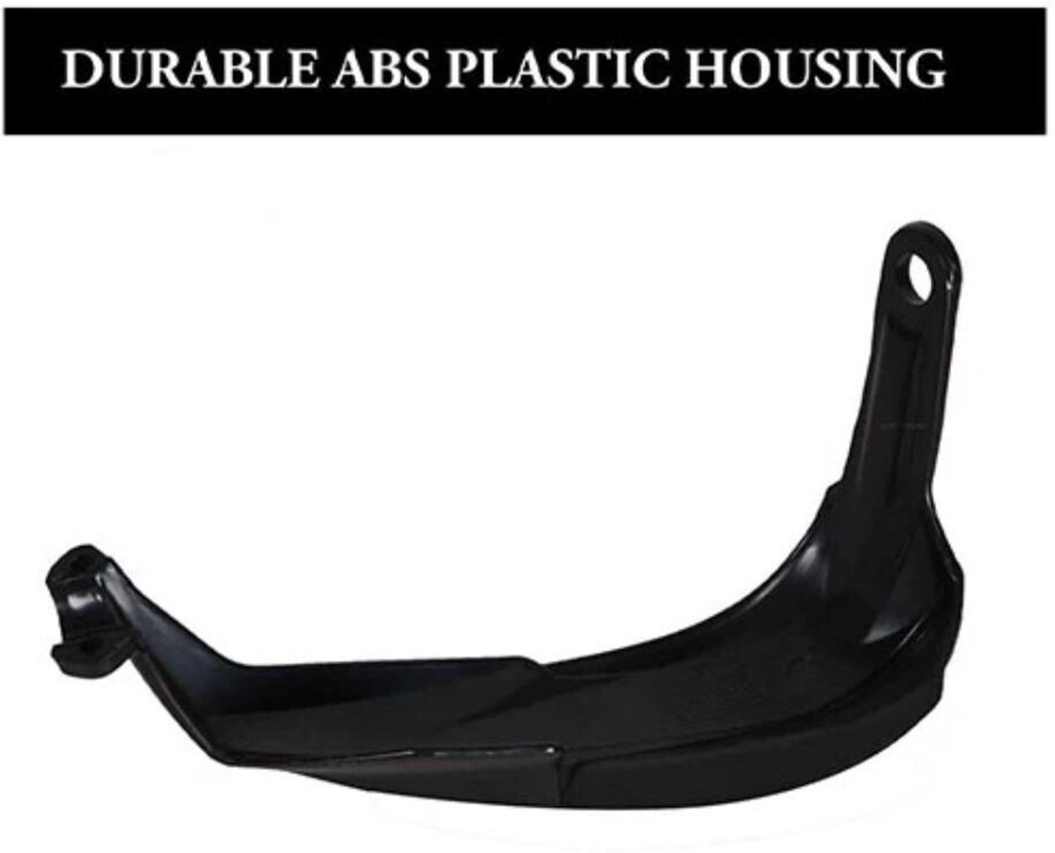 Image of TA BIKE HAND GAURD White And Black Handlebar Hand Guard