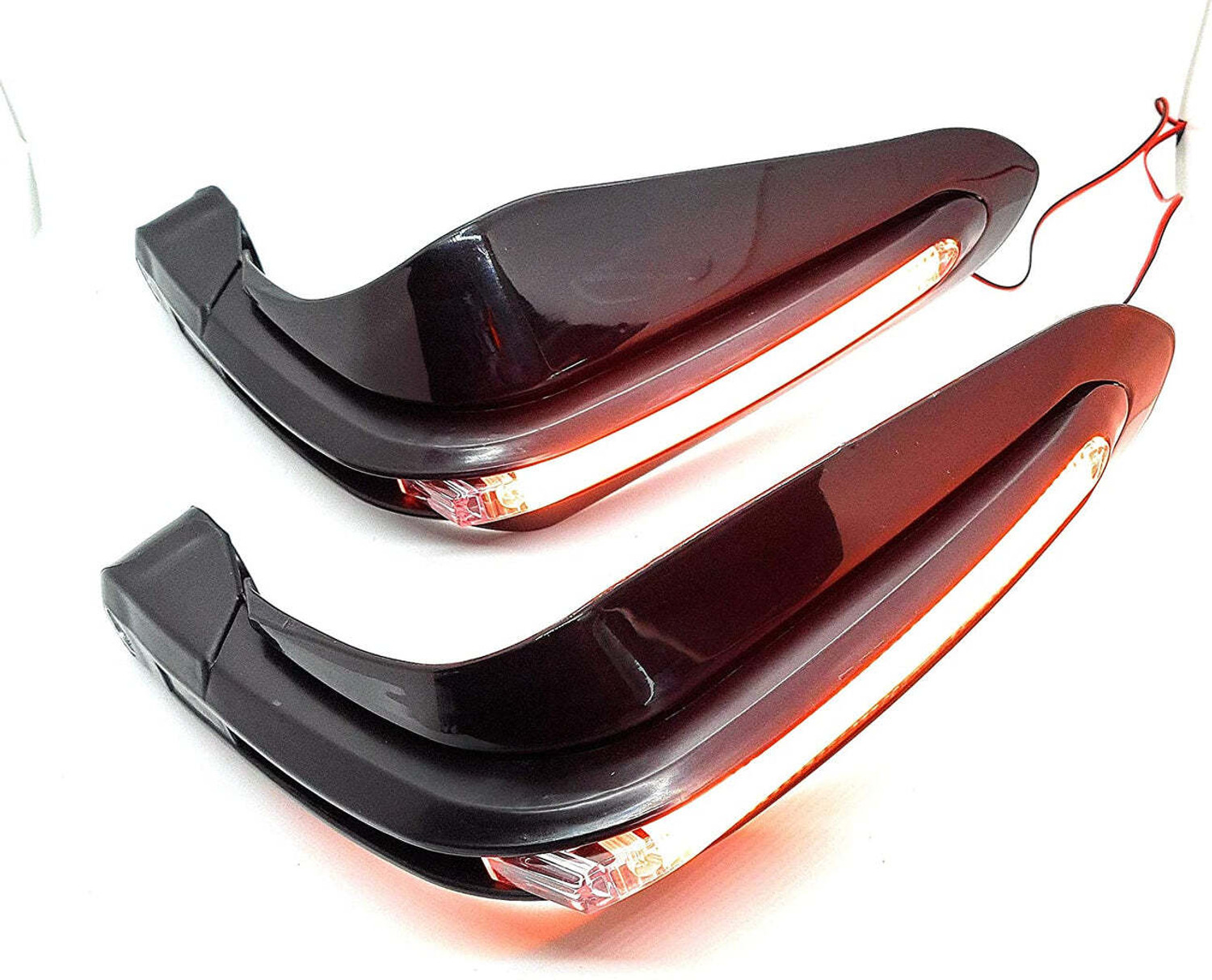 Image of bsddp Universal bike Handguard With Yellow LED Light Bike Crash Guard