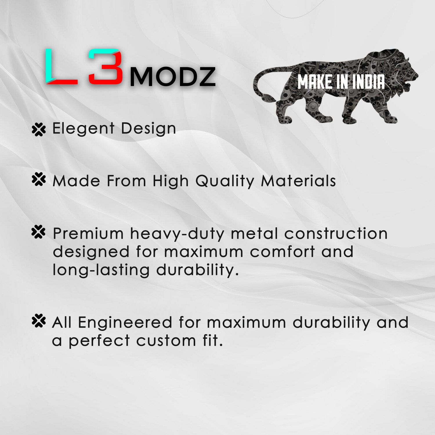 Image of L3 MODZ Pillion Footrest XSR 155 | Heavy-Duty Rear passenger Footrest Right Side Foot Rest