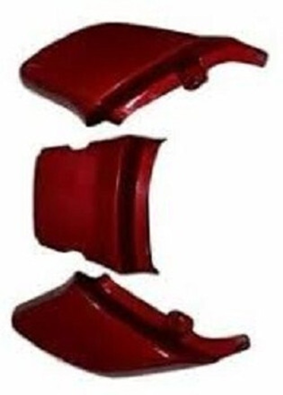 Image of TAWAE ENTREPRISE Tail Panel For CD Dawn (Red) Bike Crash Guard