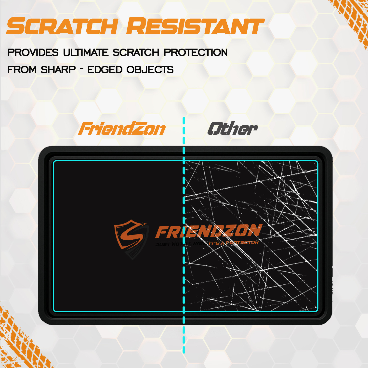 Image of FriendZon Screen Guard for HONDA Activa 110 2025 || Anti Scratch || Anti-Bubble | HD Clear Bike Crash Guard
