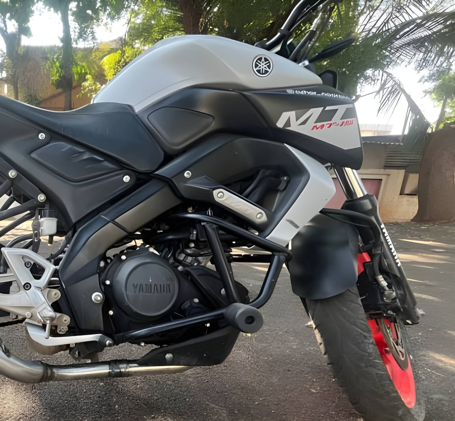 AATRU AUTO Super Heavy Duty Frame With Slider for MT-15 Bike Fairing Kit