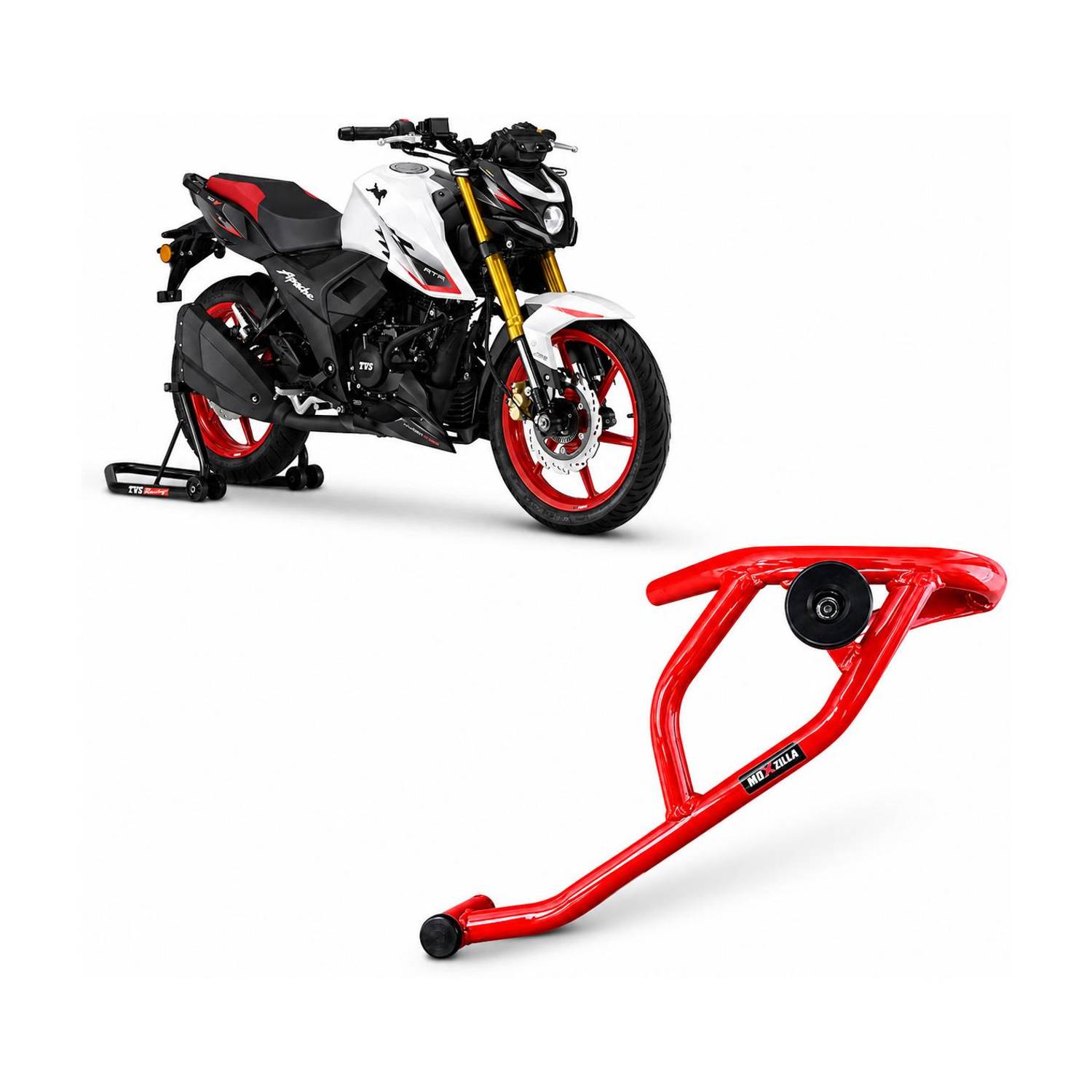 MOXZILLA Shark Crash Guard for Apache RTR 160 4V & 200 4V - Image 1