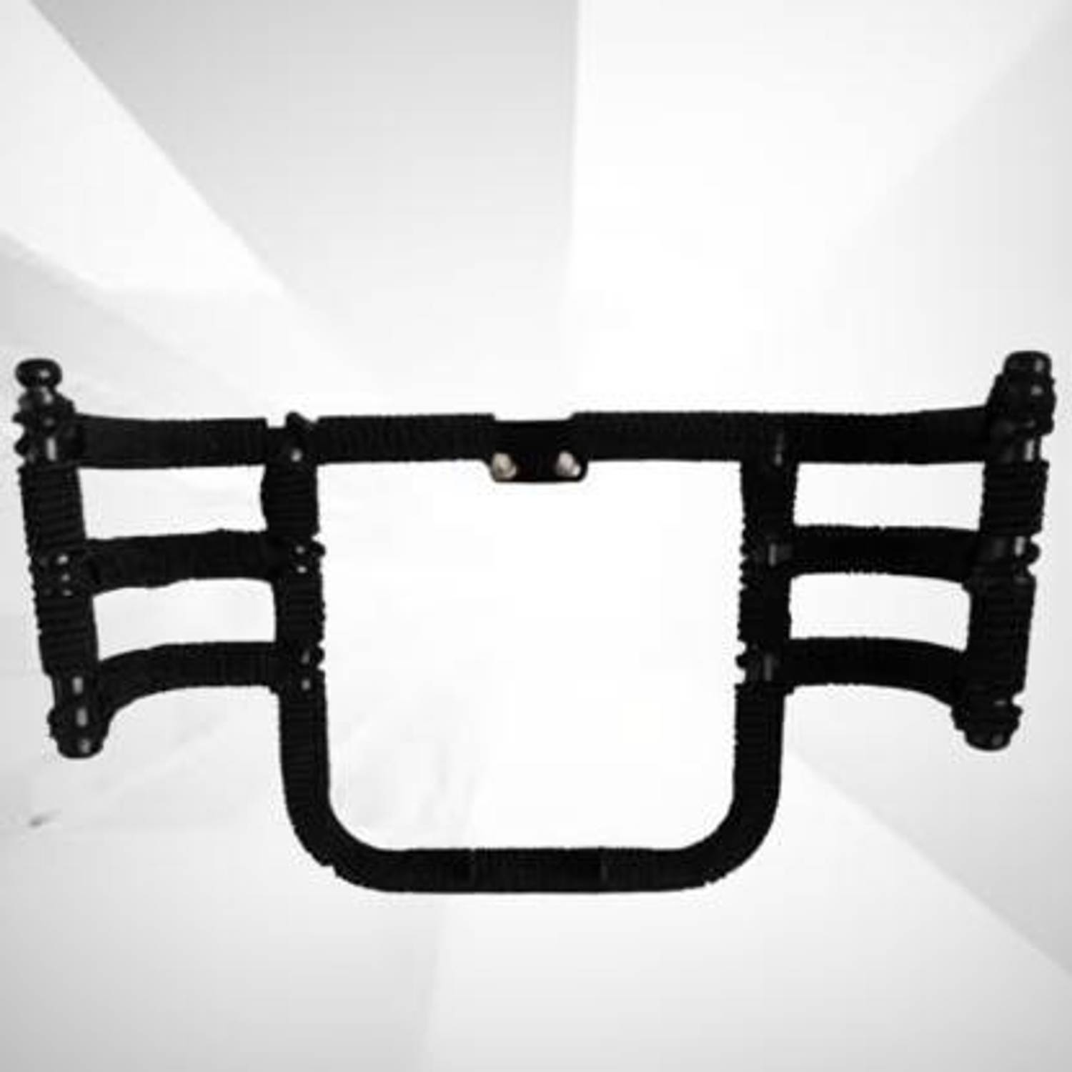 ARVESA Leg Guard with Rope 3 Rod 3 Pipe Leg Guard with Rope for Bullet Bullet_3 Bike Crash Guard