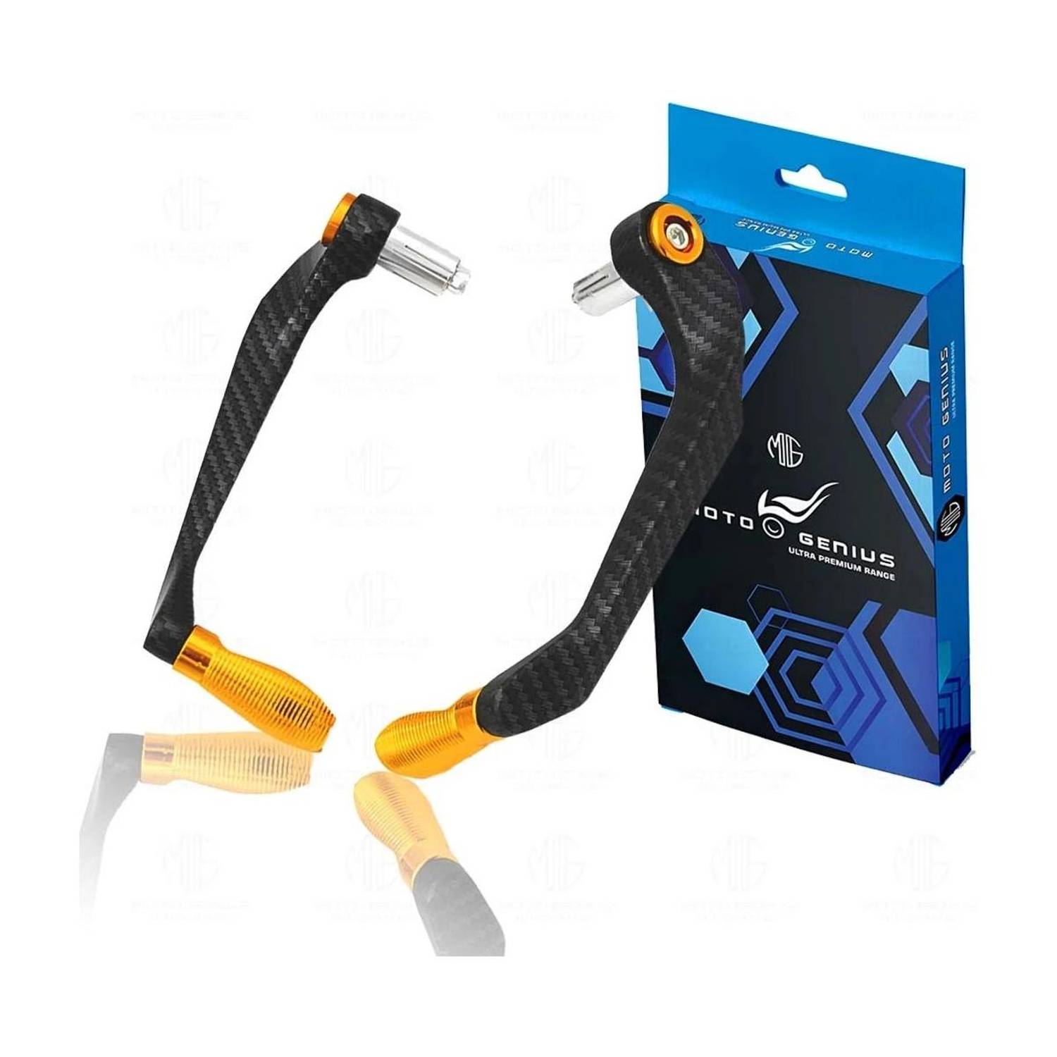 Moto Genius Universal Handlebar Guard (Gold) - Image 1