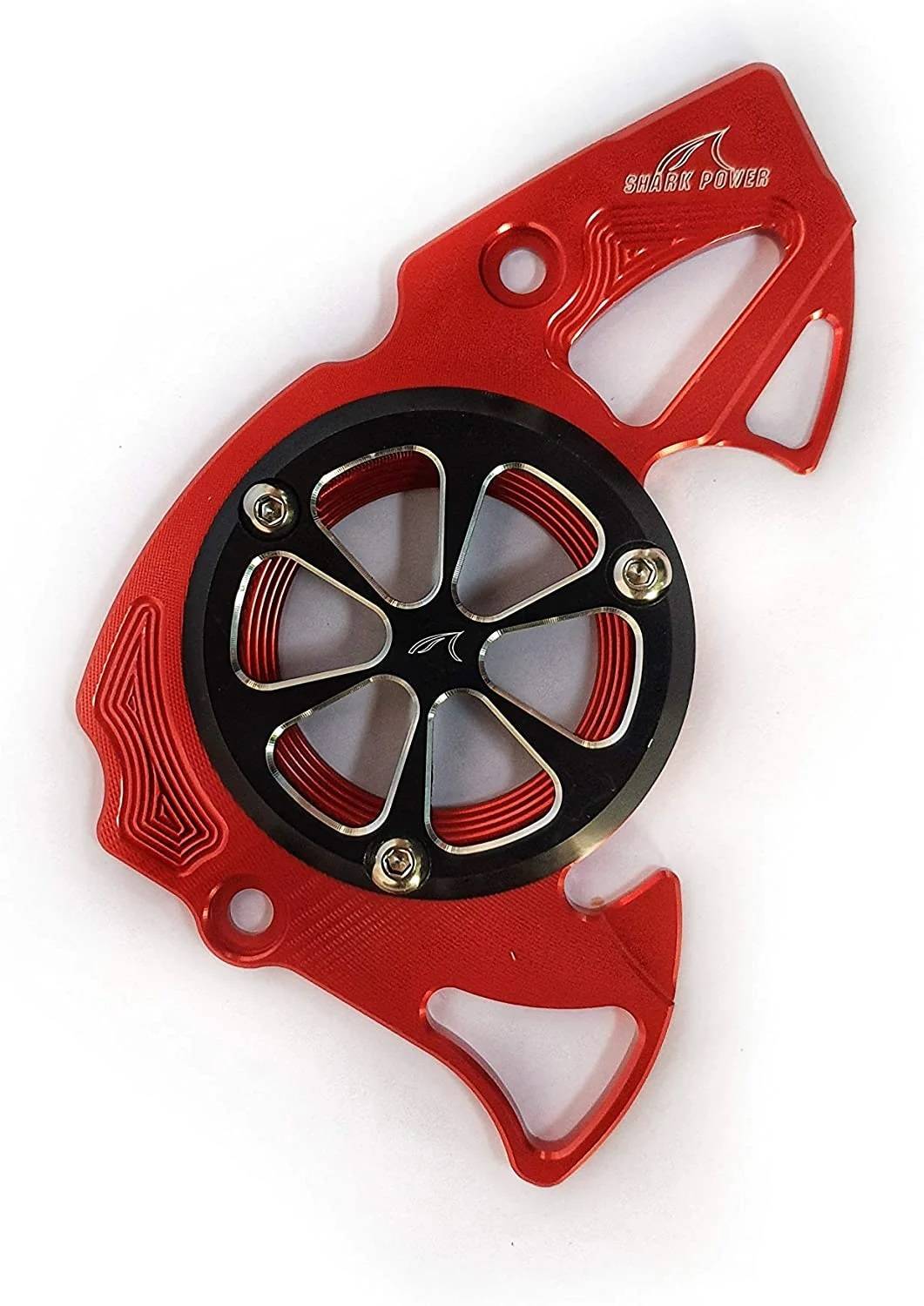 acube mart CNC Front Chain Sprocket Cover For R15 V3, MT 15 red