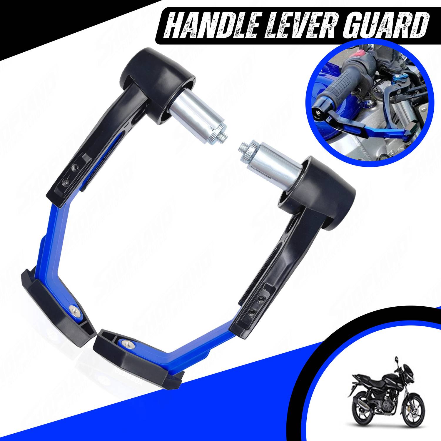 Shopland Brake Clutch Lever Guard For Pulsar 180 DTS-i Bike Crash