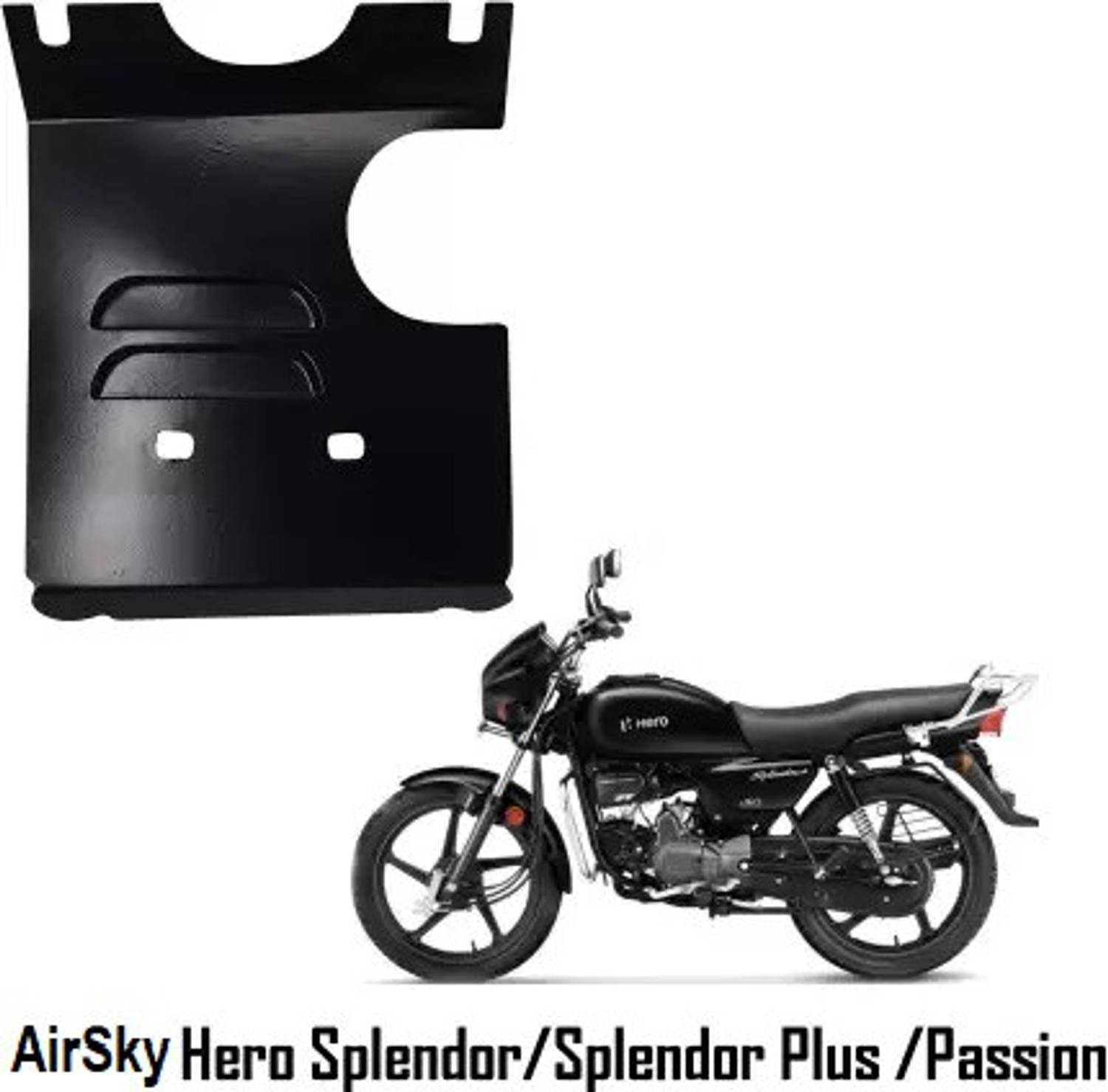 AIRSKY ENGINE PLATE SAFETY PLATE FOR HERO BIKES Bike Chain Guard