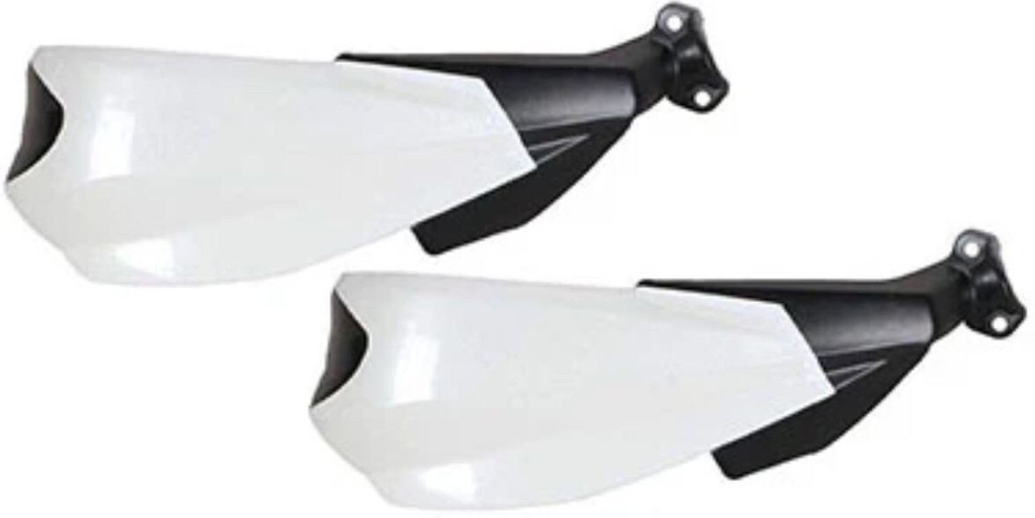 Image of TA BIKE HAND GAURD White And Black Handlebar Hand Guard