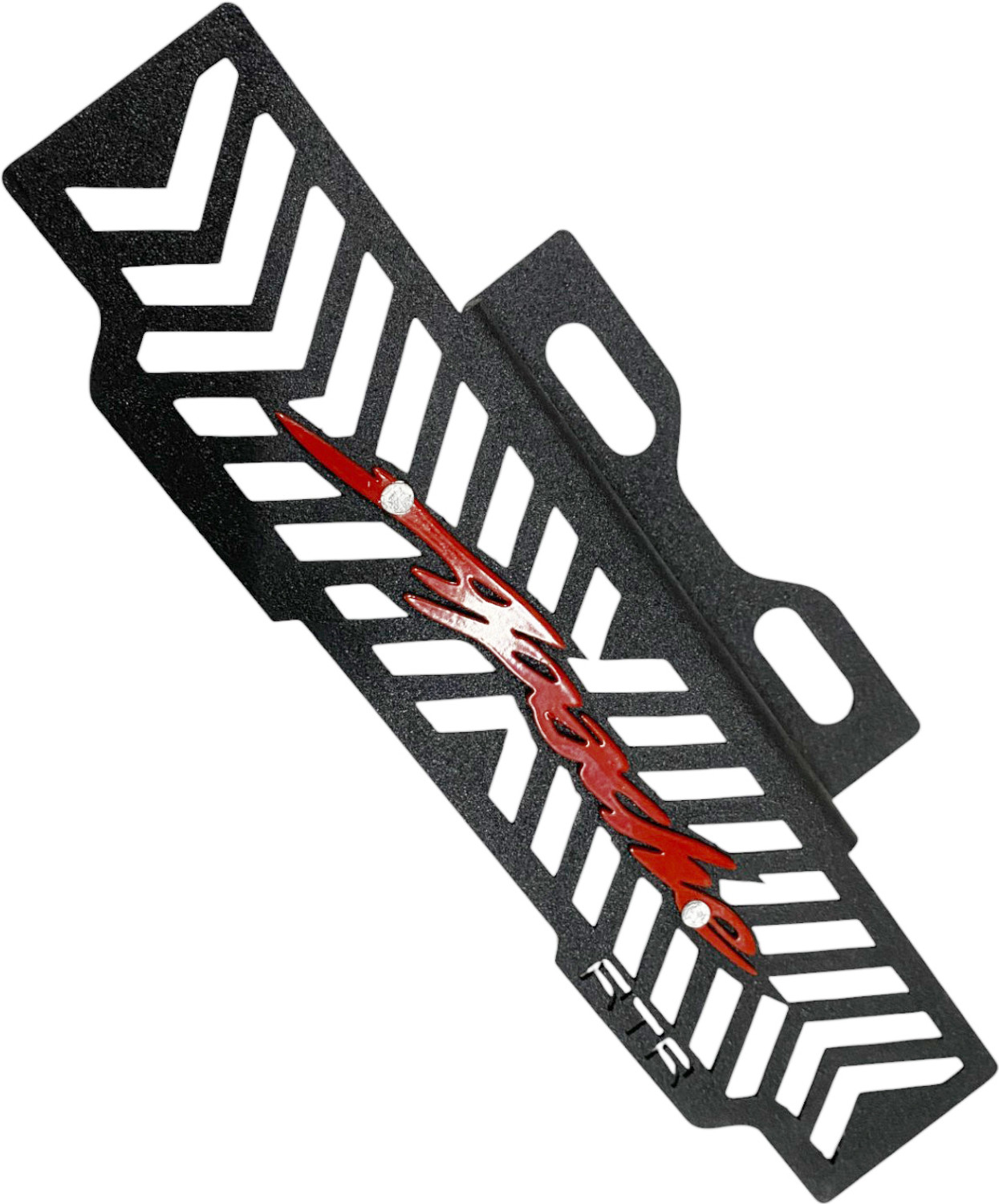 Image of Dhe Best Bike Comfortable Black Red Log Radiator Guard For TVS Apache RTR 160 4V Bike Radiator Guard