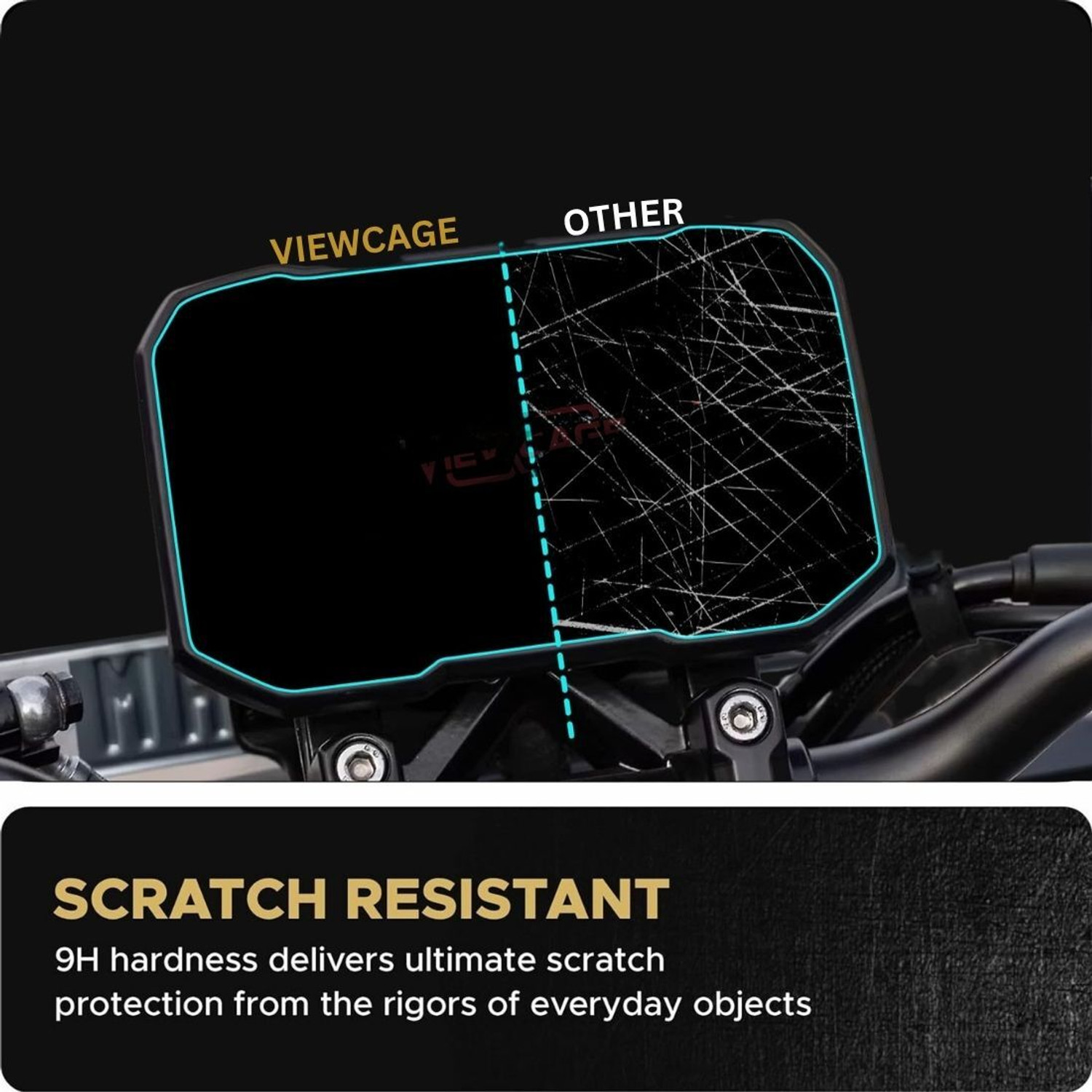 Image of ViewCage Screen Guard for TVS APACHE RTR 160, TVS APACHE 200 4V 2025