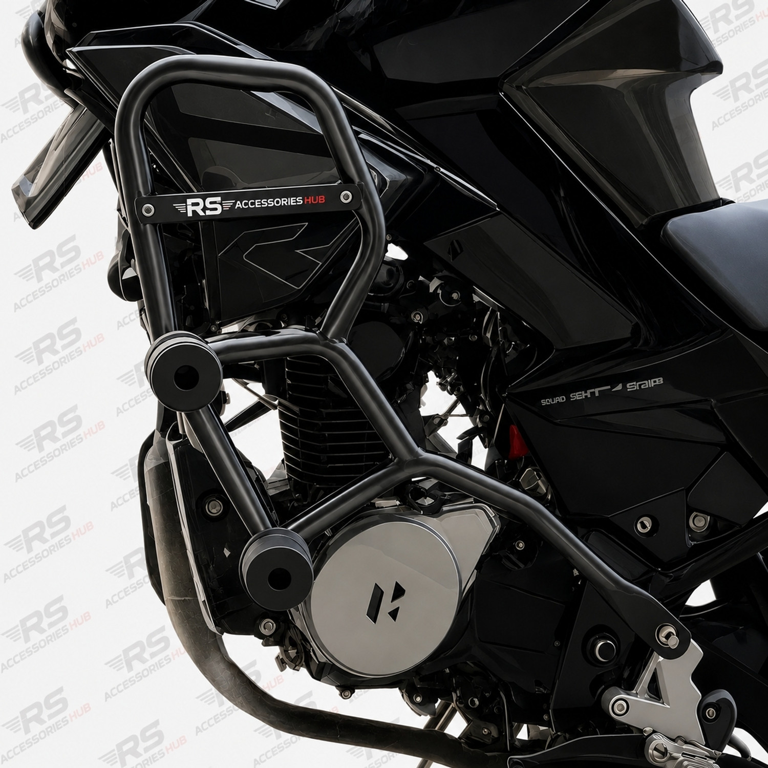 Image of RS ACESSORIES HUB HEAVY QUALITY H.E.R.O XTREME 125 R CRASH GUARD