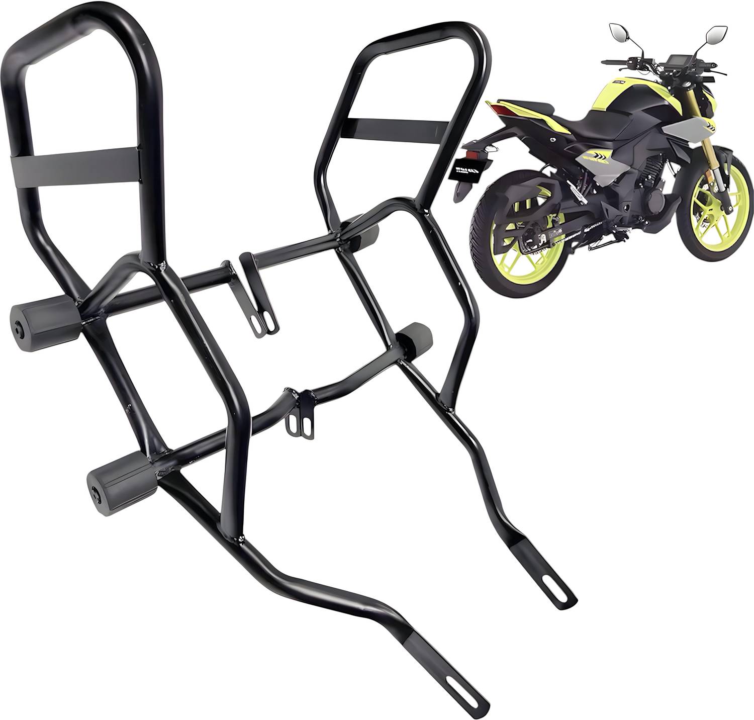RS ACESSORIES HUB CB 125 Hornet Crash Guard Kit - Image 5