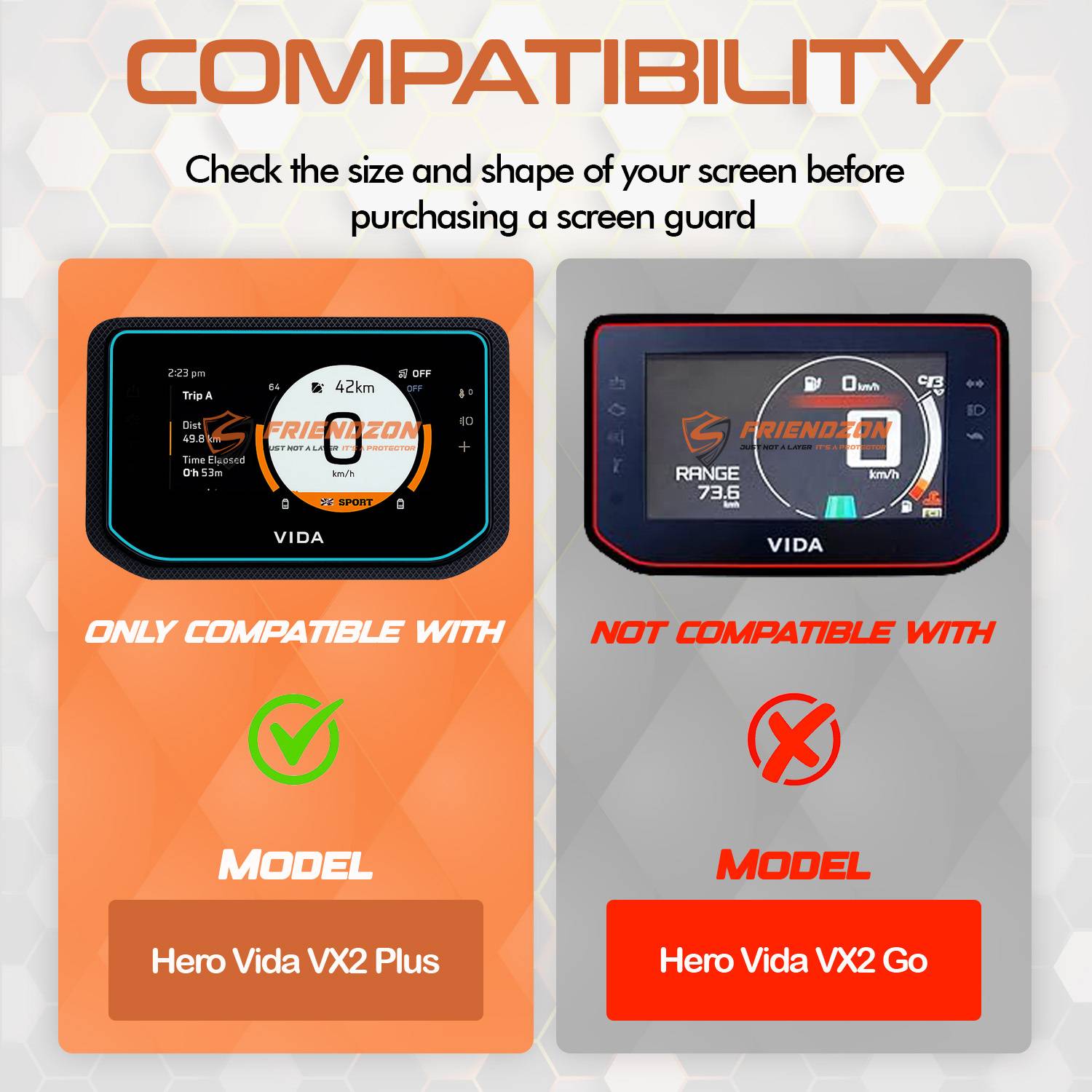 FriendZon Hero Vida VX2 Plus TFT Digital Meter - Image 2