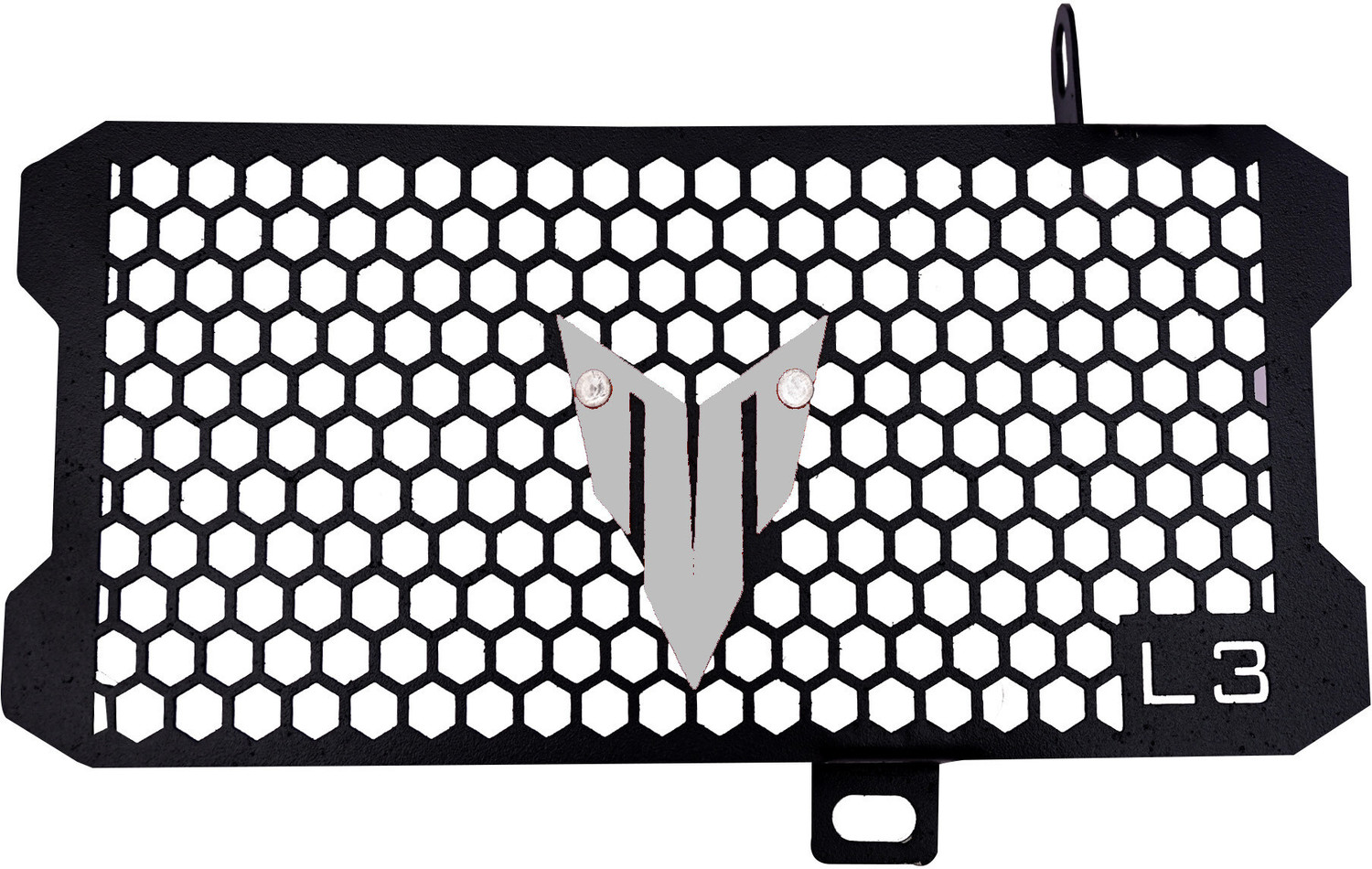 Image of L3 MODZ MT 15 V2 Radiator Guard Silver Colour Bike Radiator Guard