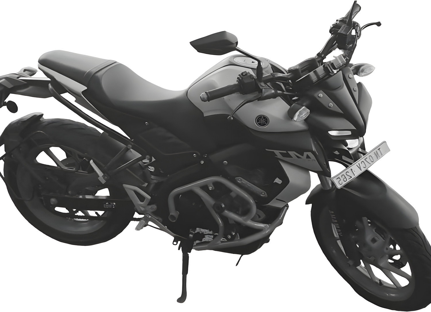 Image of RS ACESSORIES HUB MT-15 NEW. Crash Guard Guard Frame 4Slider for Yamaha MT-15 BS4 or BS6 Models