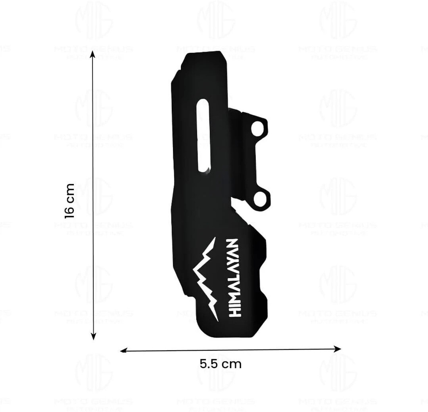 Image of Moto Genius Metal Master Cylinder Guard for RE Himalayan 450 Bike Crash Guard
