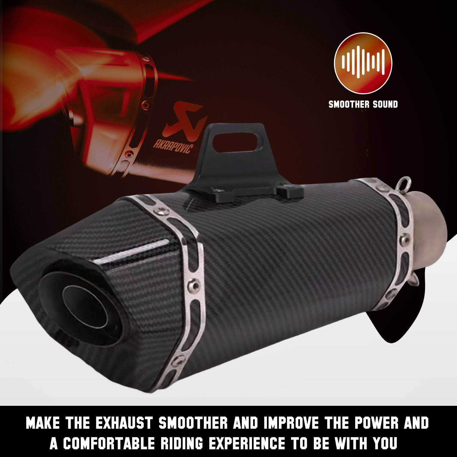 Image of automunk Universal For Bike Universal For Bike Full Exhaust System