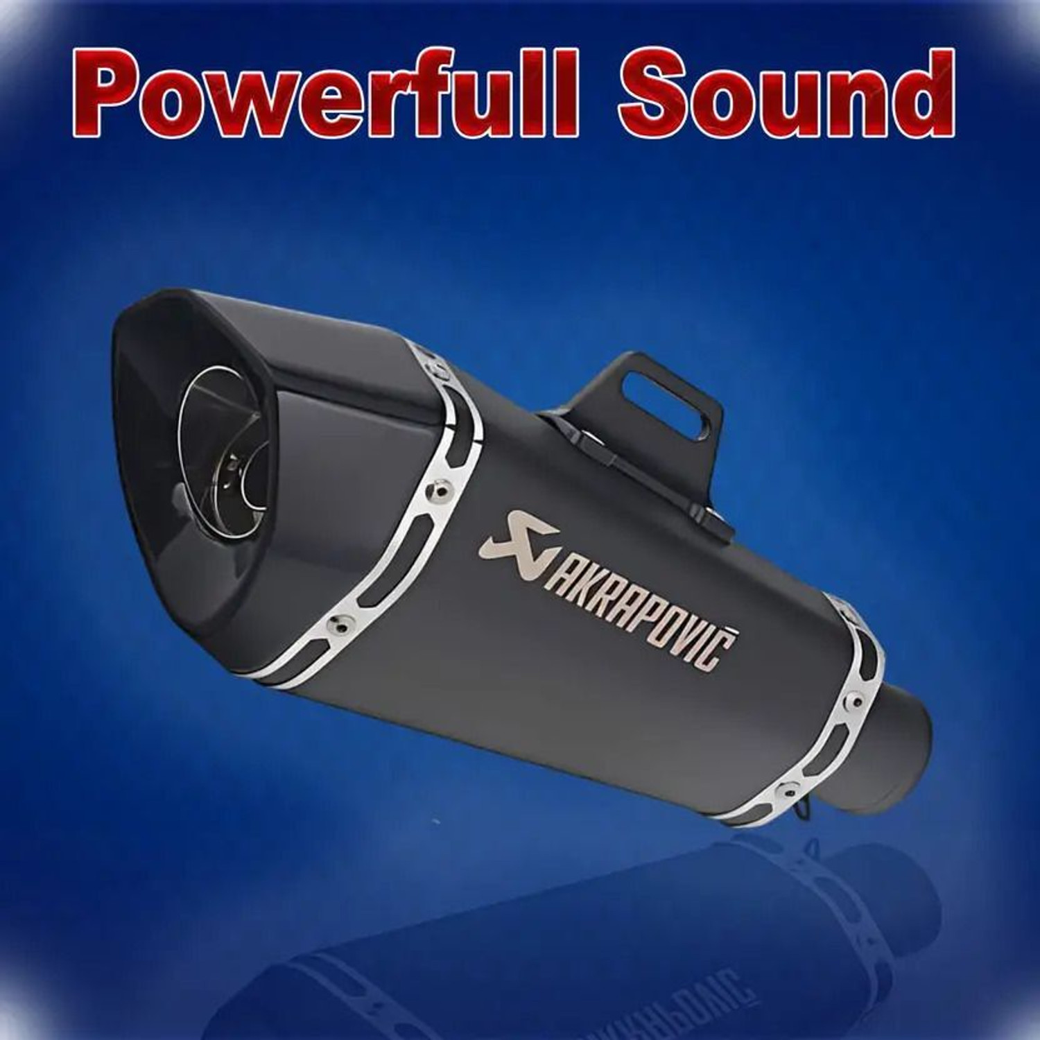 Image of ASRYD Universal For Bike Universal For Bike Slip-on Exhaust System