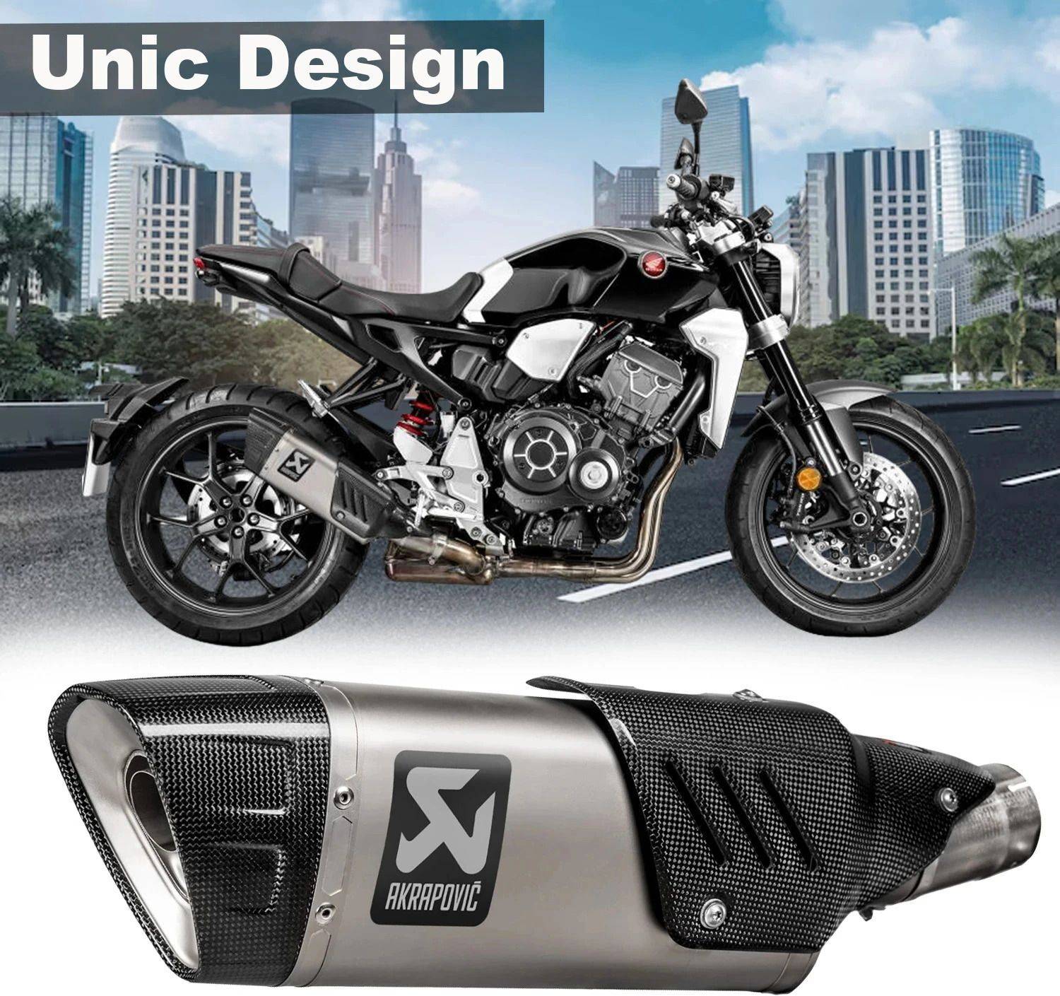 ASRYD Universal Bike Full Exhaust System - Image 3