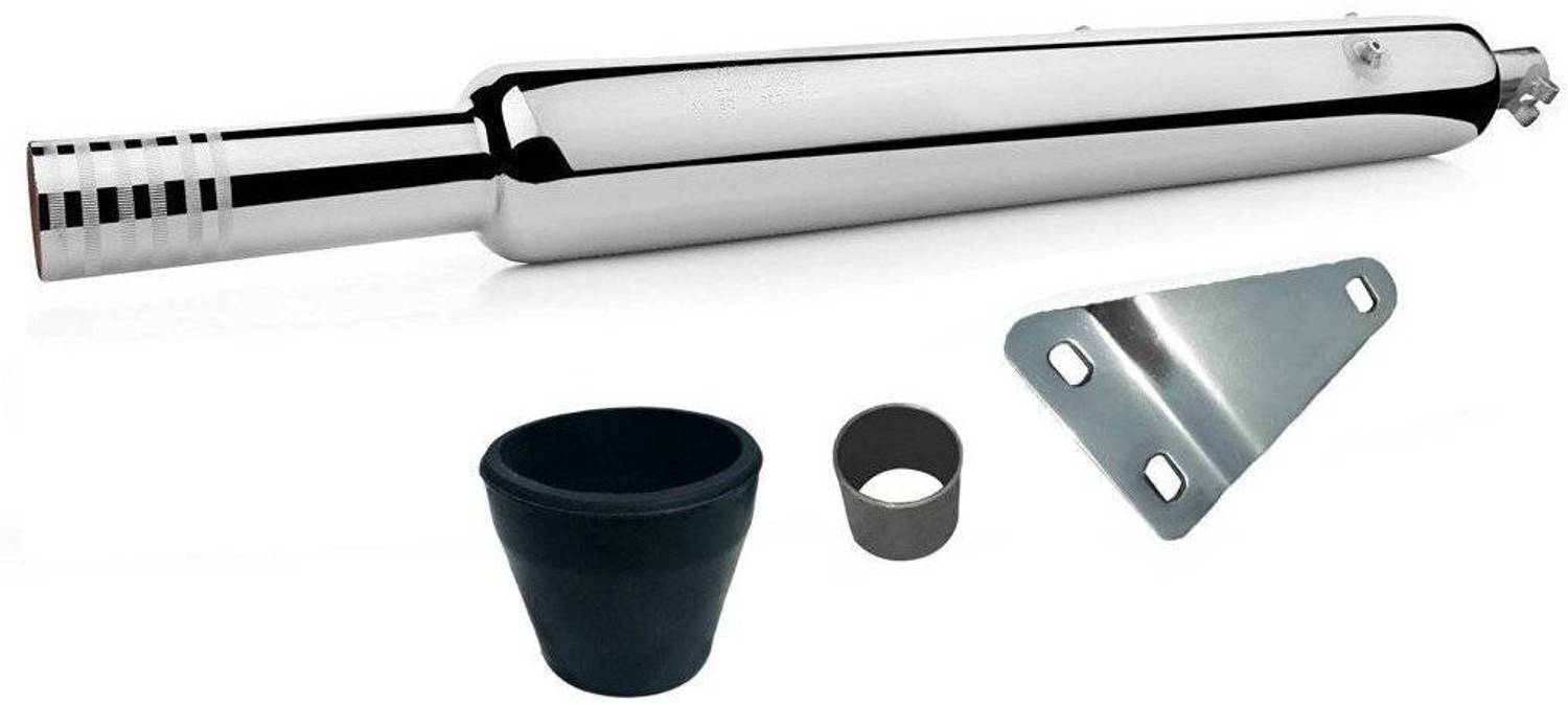 WORDZ Bada Punjab Exhaust Chrome Silencer