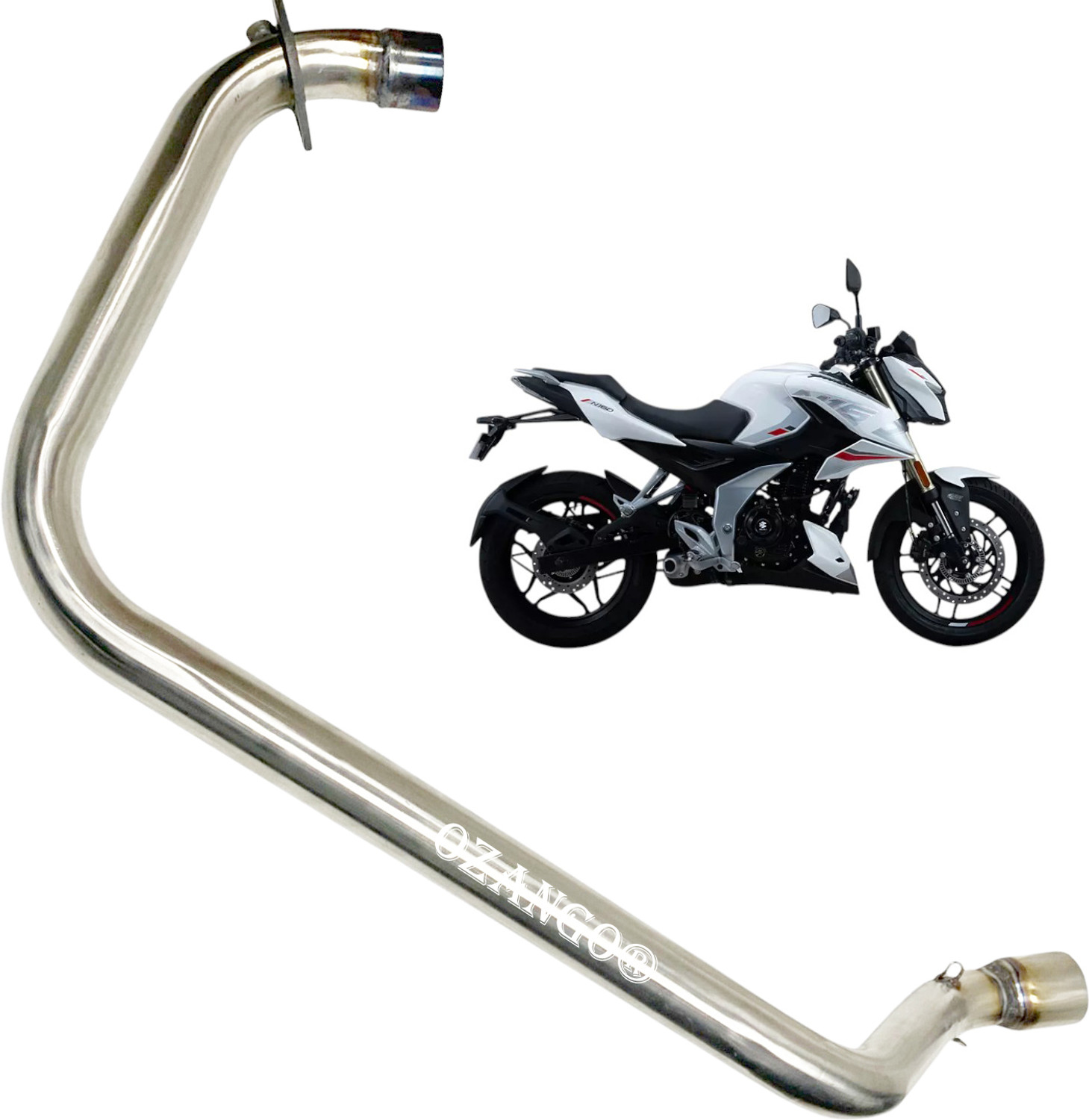 Image of OZANGO Bajaj NA Full Exhaust System