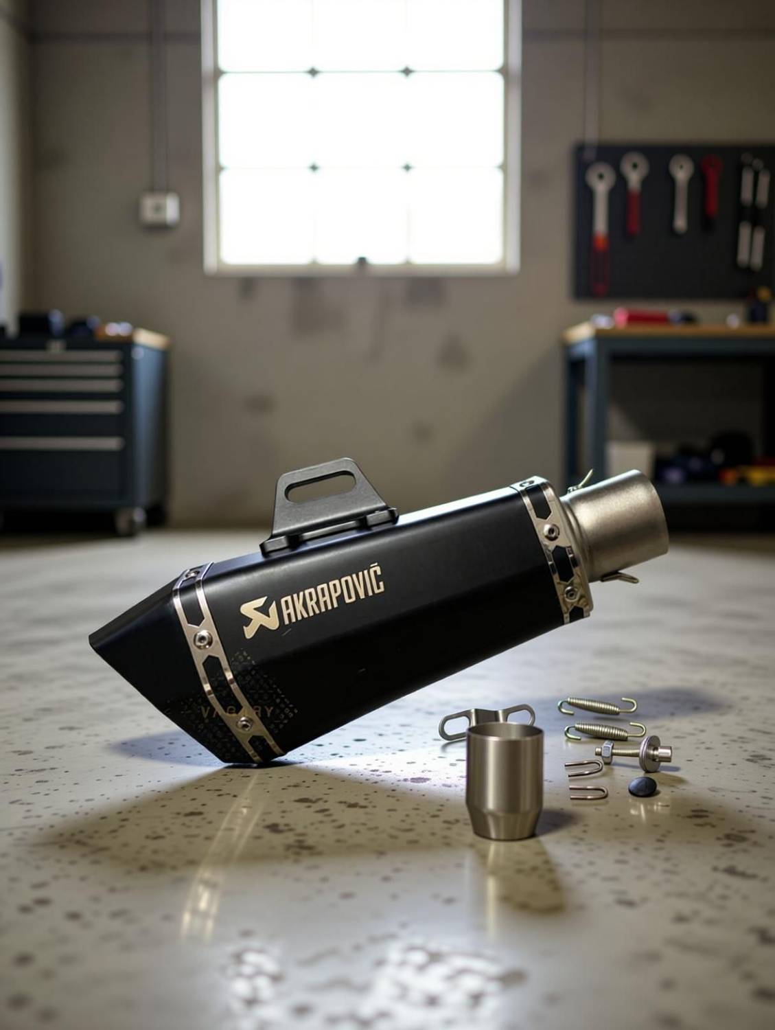 Vagary Hexa Cut Akrapovic Exhaust for Bajaj, TVS, KTM, Suzuki, - Image 2