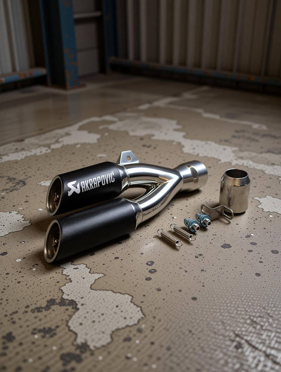 ASRYD Universal Stainless Steel Double Barrel Slip-On Exhaust - Image 2