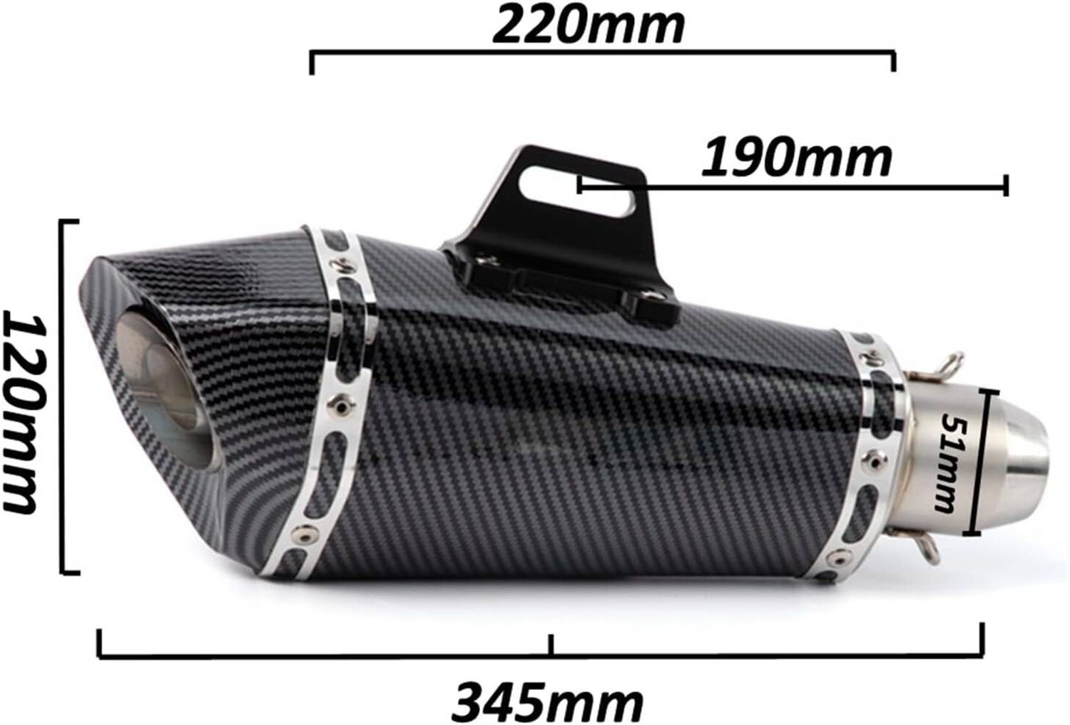 Vagary Akrapovic Hexa Cut Exhaust for Bajaj Pulsar - Image 4