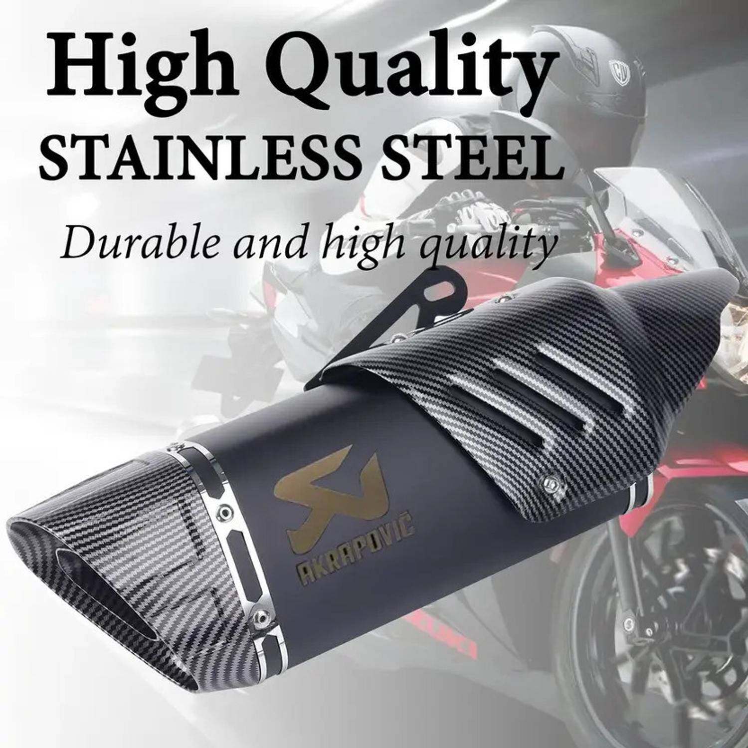 Miwings Universal Bike Slip-on Exhaust - Image 2