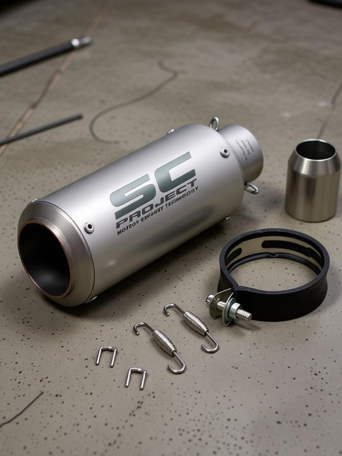 Image of Otoroys Bajaj, KTM, Kawasaki, TVS, Yamaha, Honda Universal For Bike Full Exhaust System