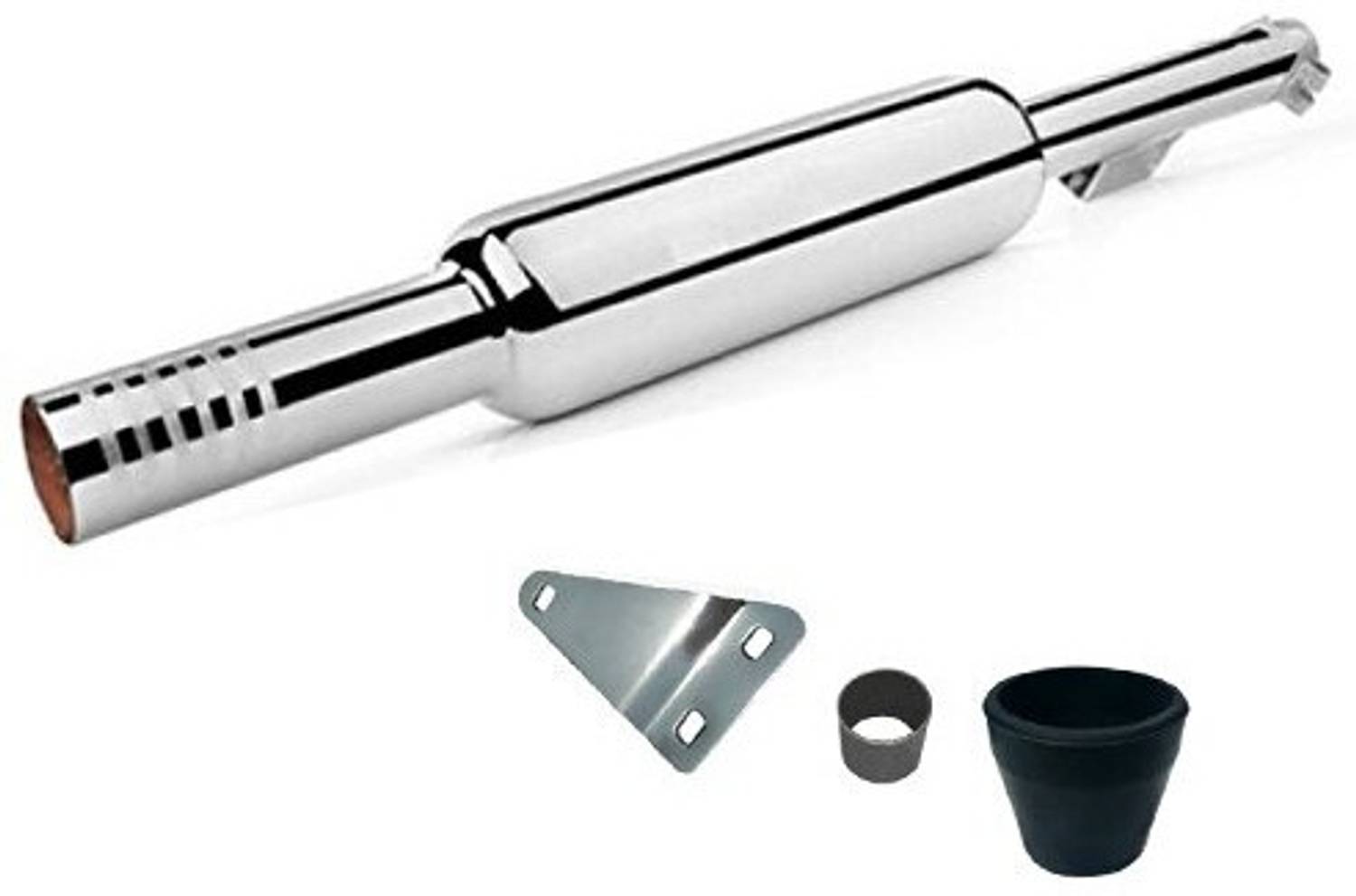 Retrofit Chrome Mini Punjab Exhaust Silencer - Image 1