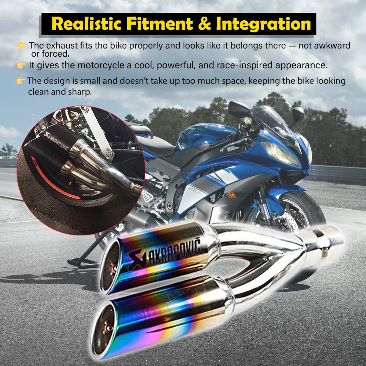 ASRYD Akrapovic Double Barrel Exhaust - Image 4