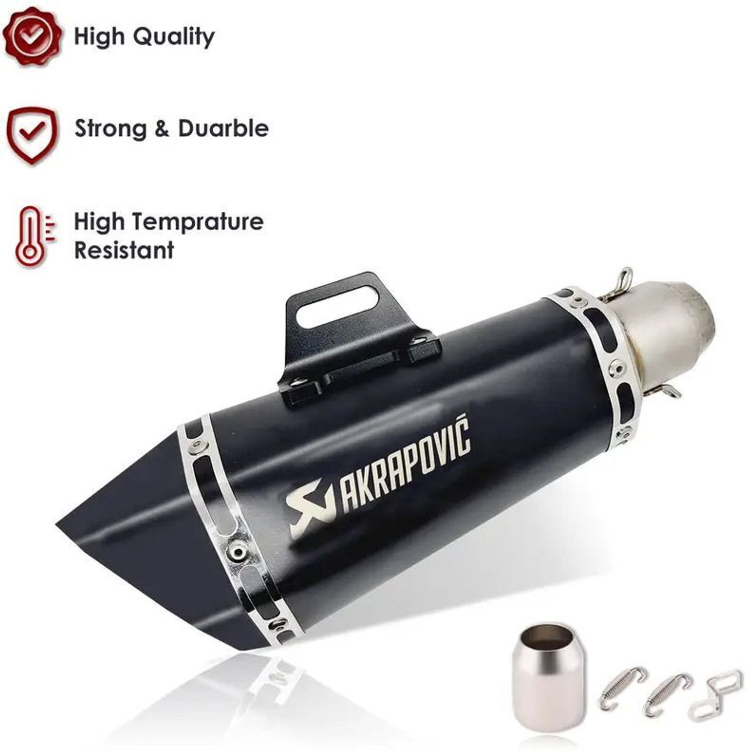 Image of ASRYD Universal For Bike Universal For Bike Slip-on Exhaust System
