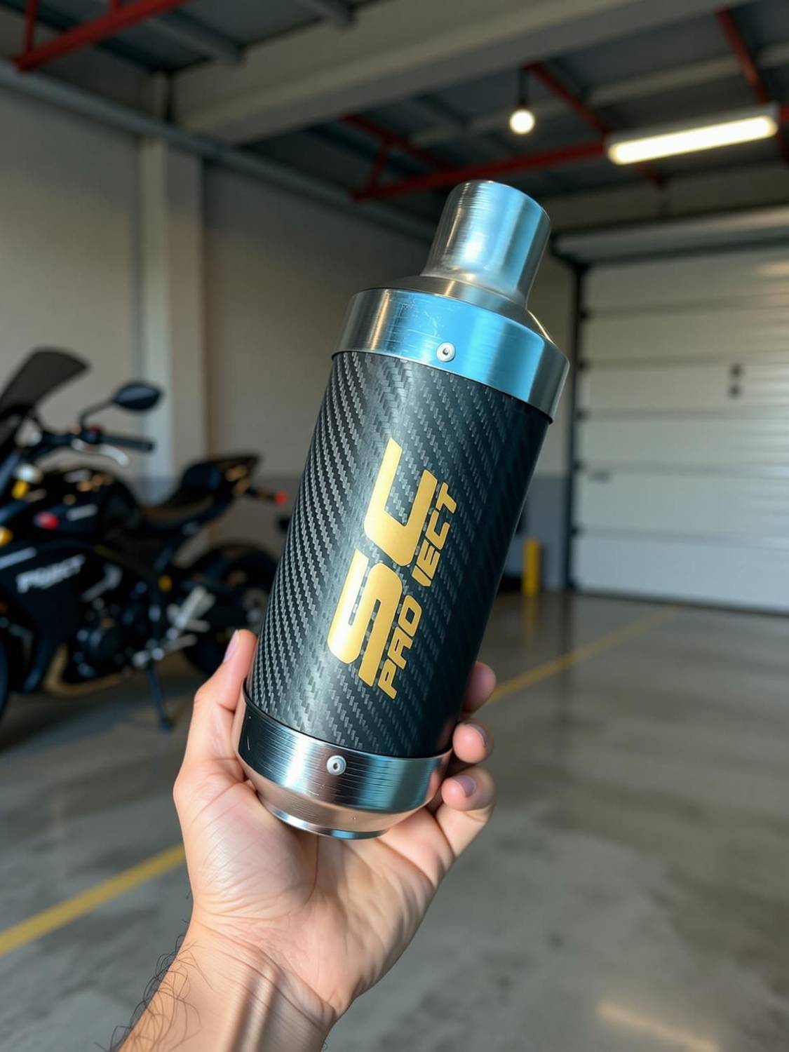 RN Enterprises Universal Slip-on Bike Exhaust System - Image 3