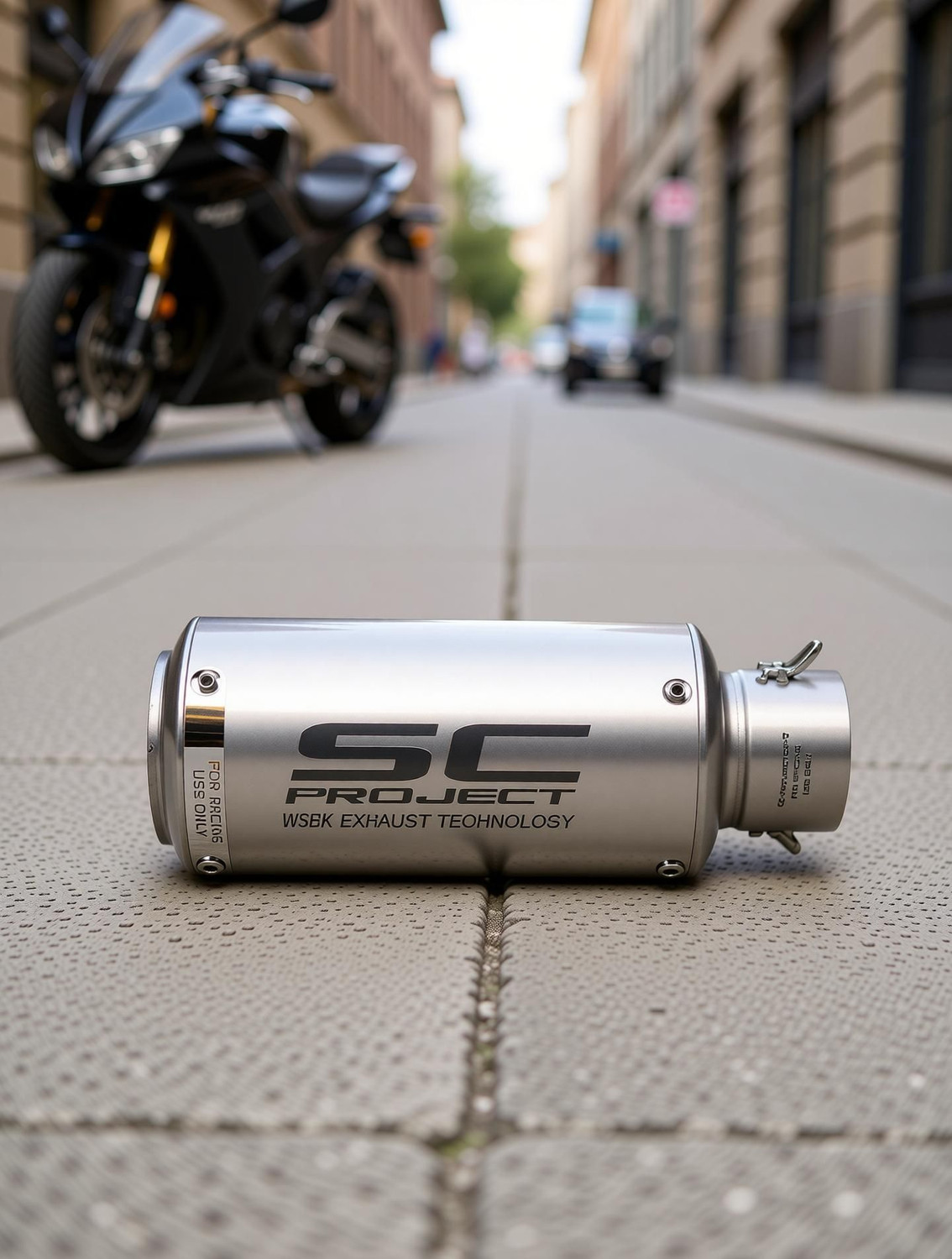 Image of ASRYD Bajaj, Hero, Yamaha, Honda, TVS, Suzuki, KTM Universal For Bike Slip-on Exhaust System