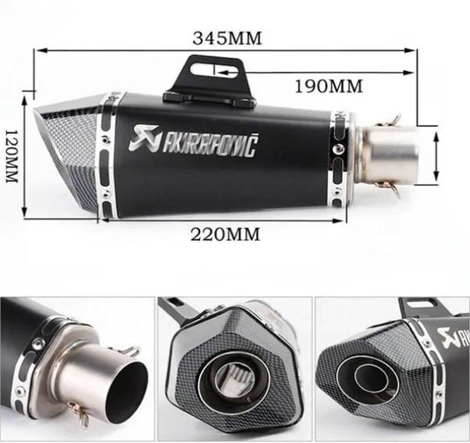 Vagary Hexa Cut Exhaust for TVS Apache RTR 160 - Image 2
