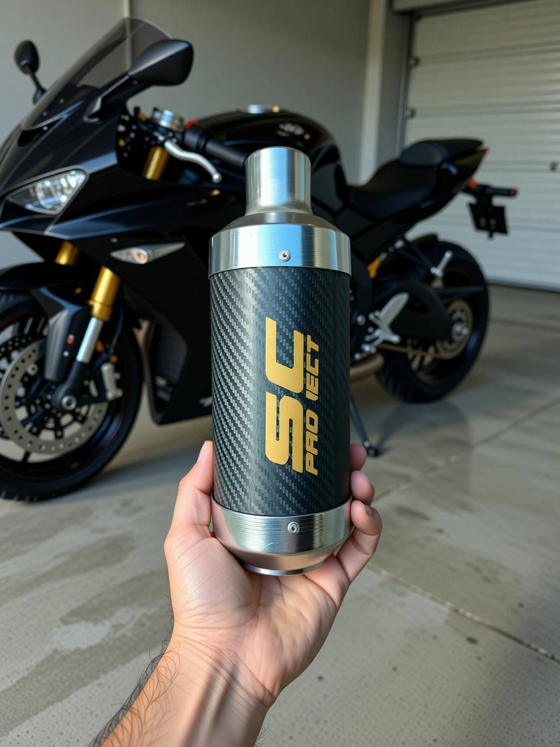 RN Enterprises Universal Slip-on Bike Exhaust System - Image 2