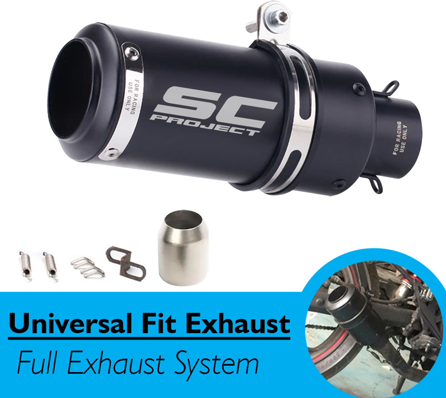 Image of Atoray Universal For Bike Universal For Bike Full Exhaust System
