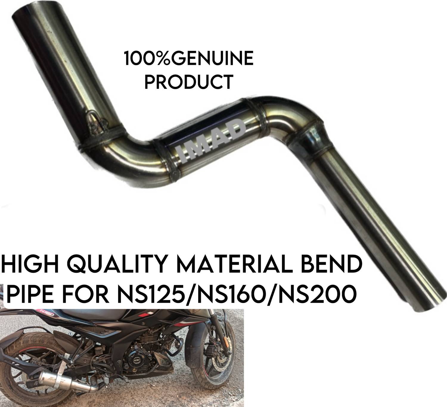 imad NS Bajaj Pulsar 200NS Full Exhaust System