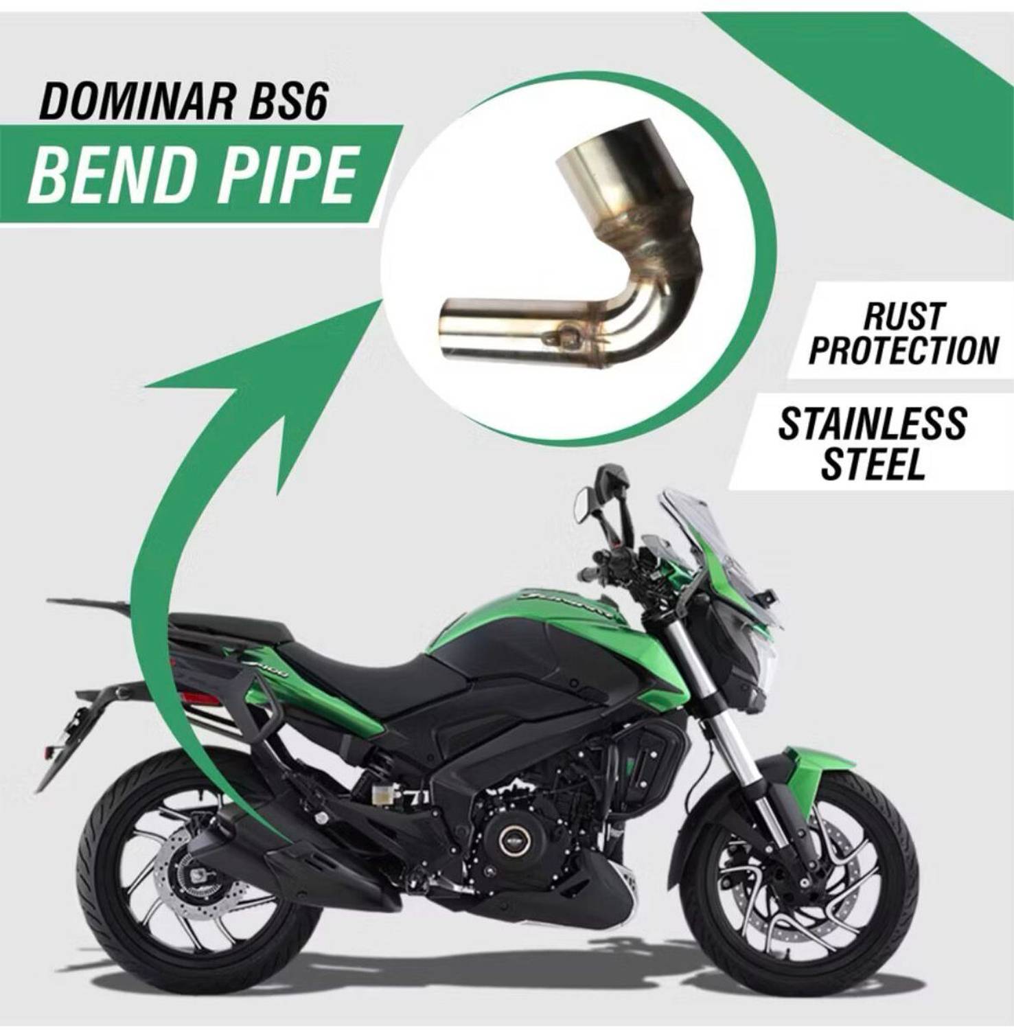 A4S NA Dominar 400 Slip-on Exhaust System