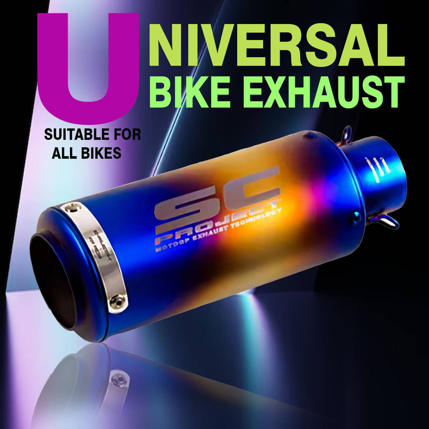 ASRYD Universal Bike Slip-on Exhaust System - Image 5