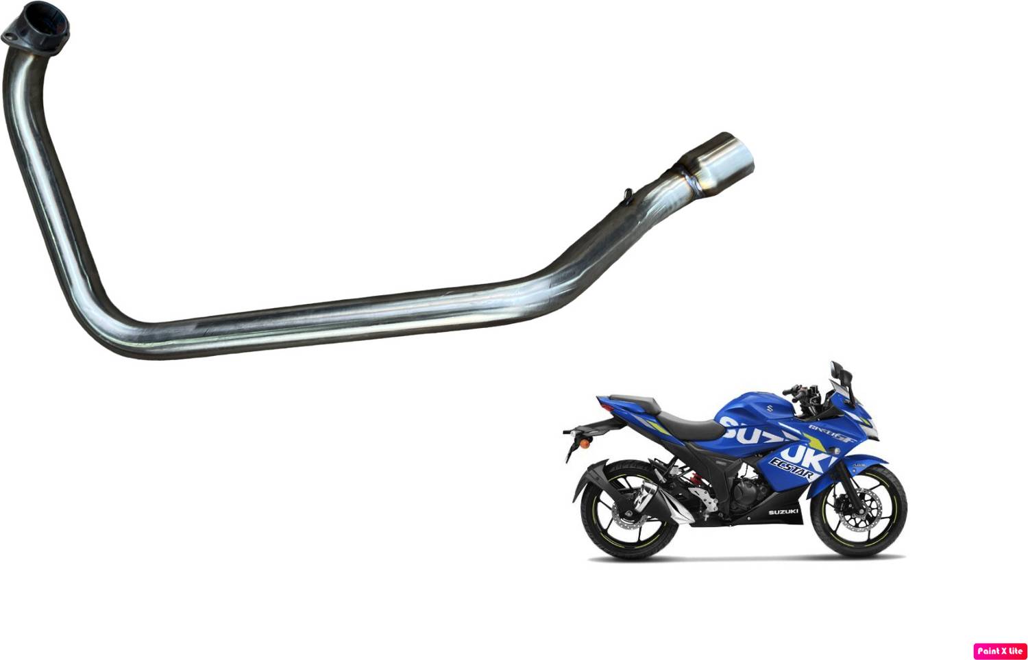 acube mart Gixxer SF 150/250 Exhaust System - Image 3