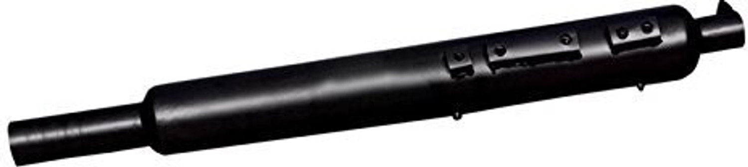 Image of Supremechoice Long Botlle Punjab Empty Black Exhaust silencer Royal Enfield Classic 500 Full Exhaust System