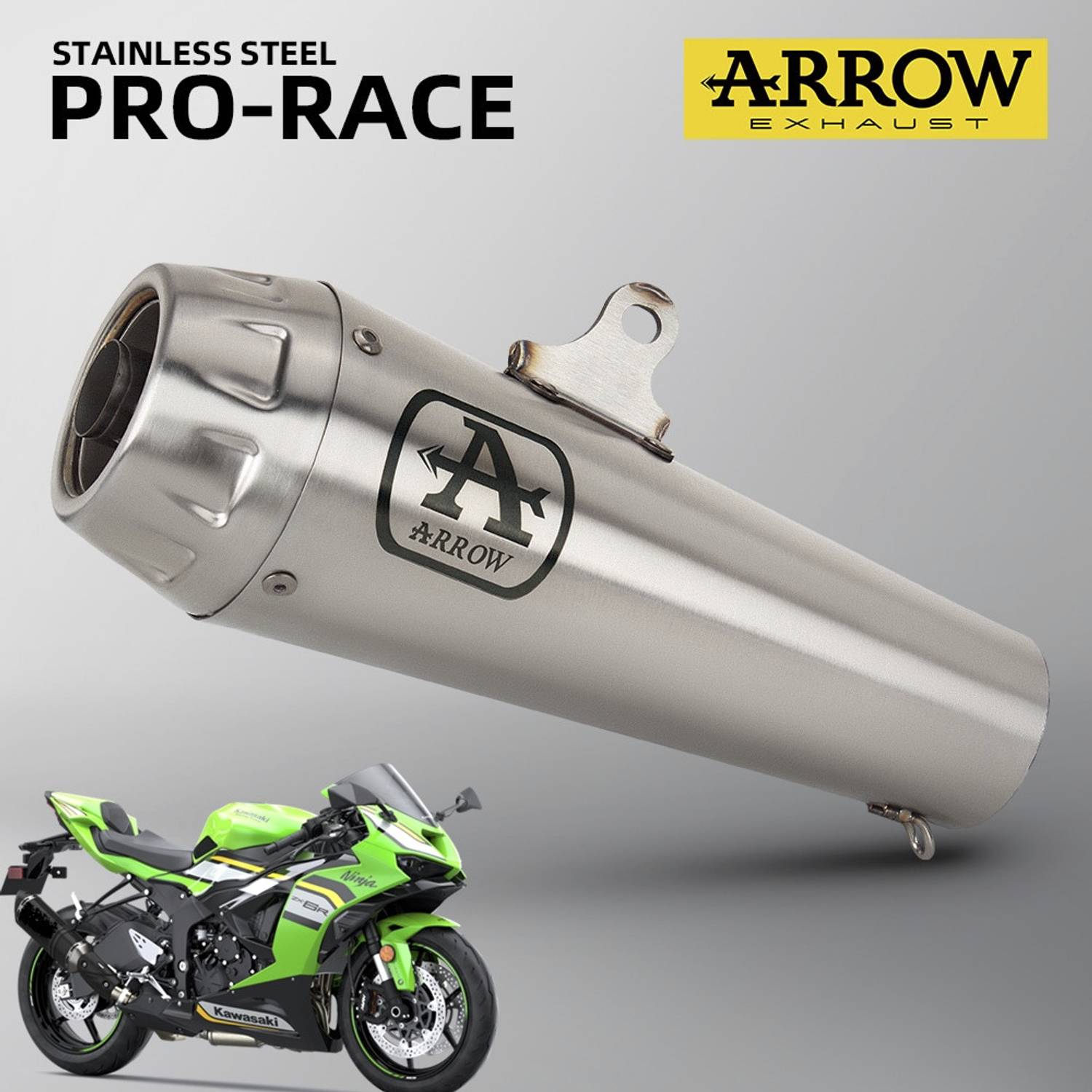 ASRYD Universal Bike Slip-on Exhaust - Image 2