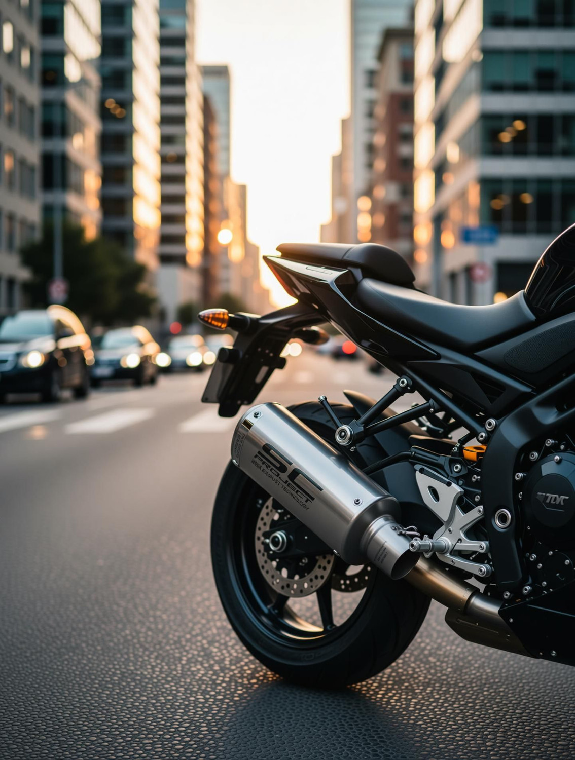 Image of ASRYD Bajaj, Hero, Yamaha, Honda, TVS, Suzuki, KTM Universal For Bike Slip-on Exhaust System