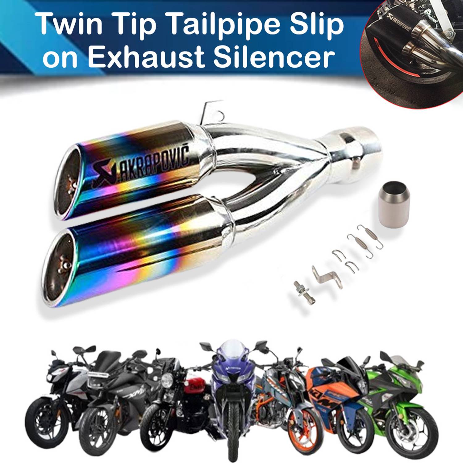 ASRYD Akrapovic Double Barrel Exhaust - Image 1