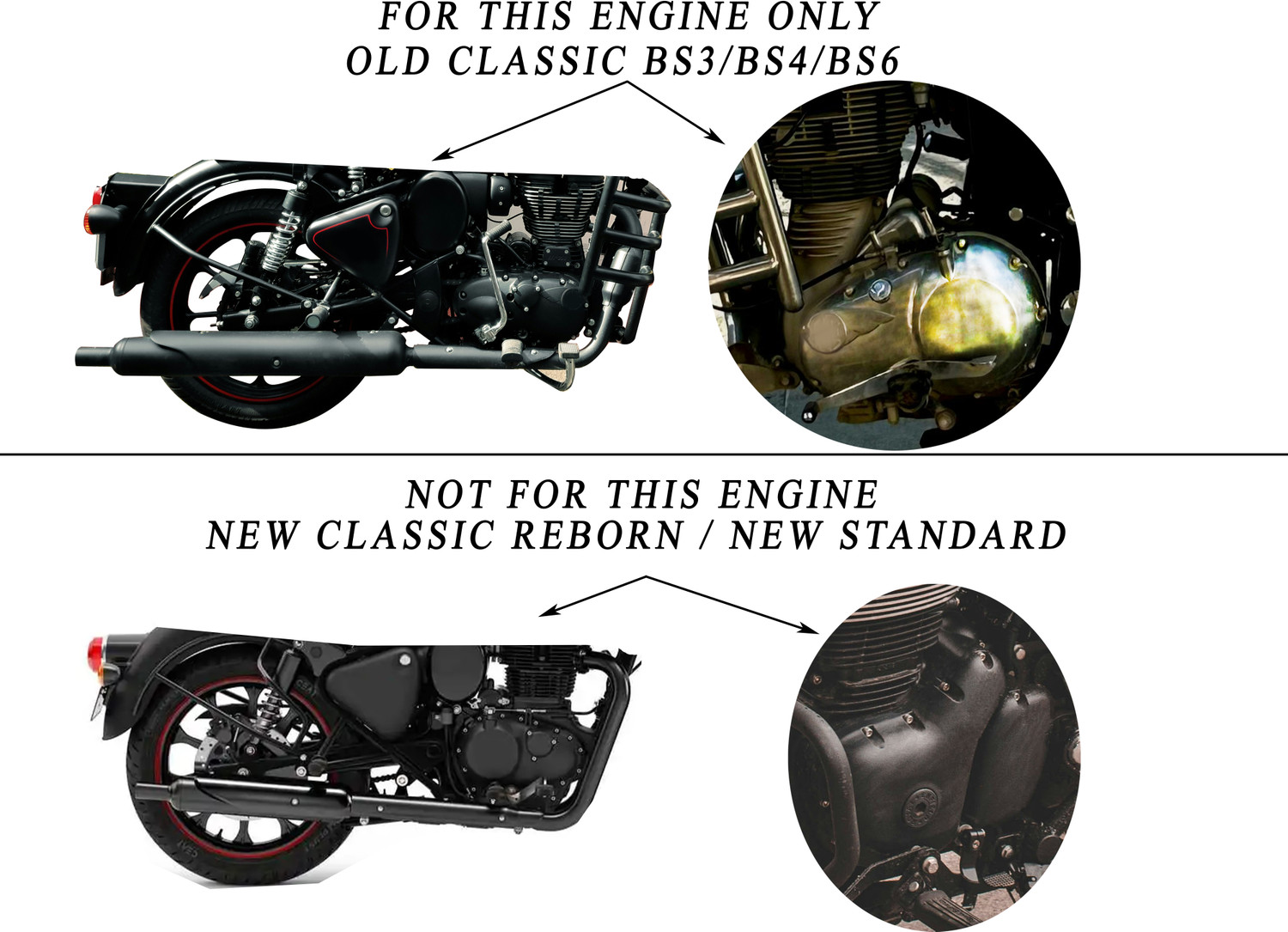 Image of Globe Exhaust DOLPHIN BLACK MODIFY YOUR BIKE & SCOOTY With GLOBE Silencer's India's NUMBER 1 TOP MATERIAL RICH SOUND INDIA KA DILL KARE DHUK DHUK . Royal Enfield, Universal For Bike Classic Desert Storm, Classic 350, Classic 500, Classic, Classic Chrome, Thunder Bird 350, Thunder Bird 500, Super|Thunderbird, Heavy Duty Super XL, Universal For Bike Full Exhaust System