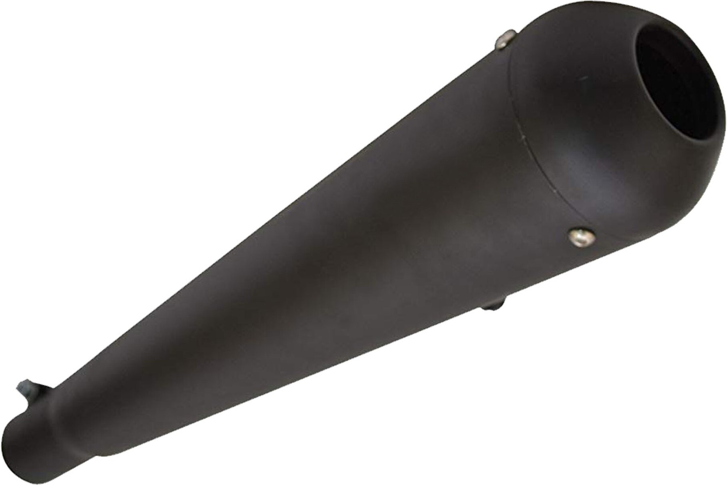 Image of WORDZ Megaphone Glasswool Black Exhaust silencer Royal Enfield Classic 350 Full Exhaust System